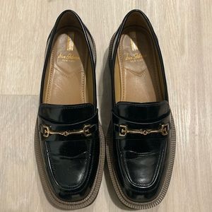 Sam Edelman Chunky Laurs Platform Lug Sole Loafers Size 8.5 Worn Brown and Black